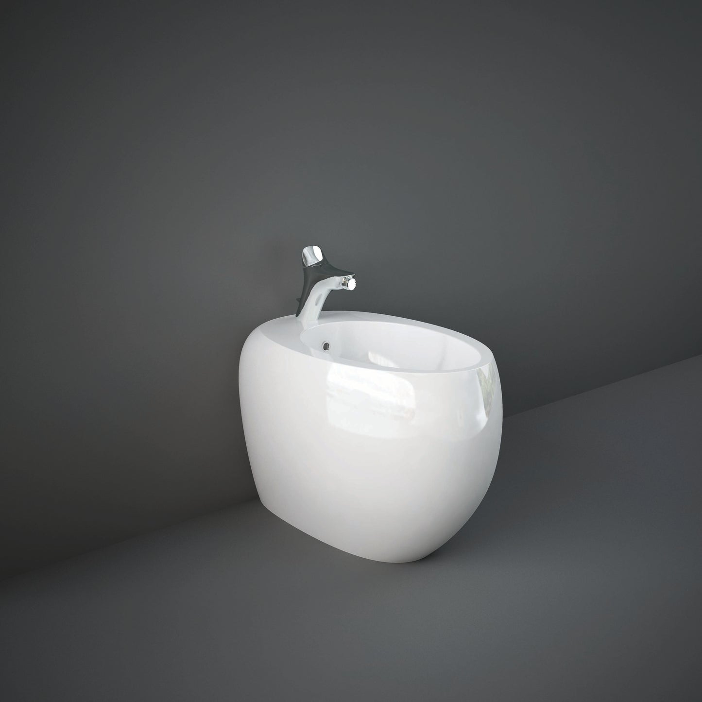 RAK-Cloud Bidet Back to Wall 1 Tap Hole White