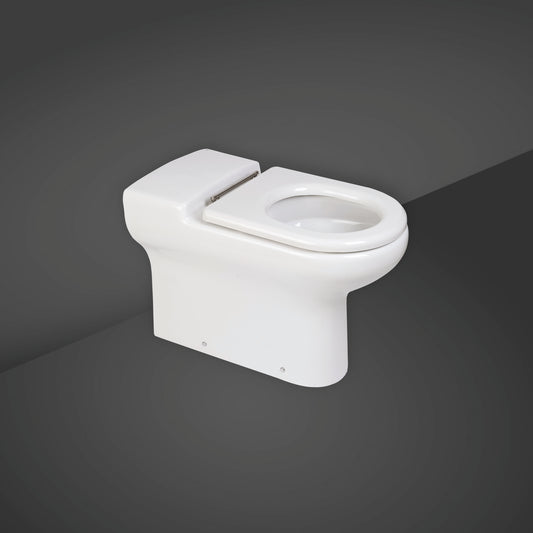 RAK-Compact Special Needs Extended Rimless Back to Wall WC Pan 70cm