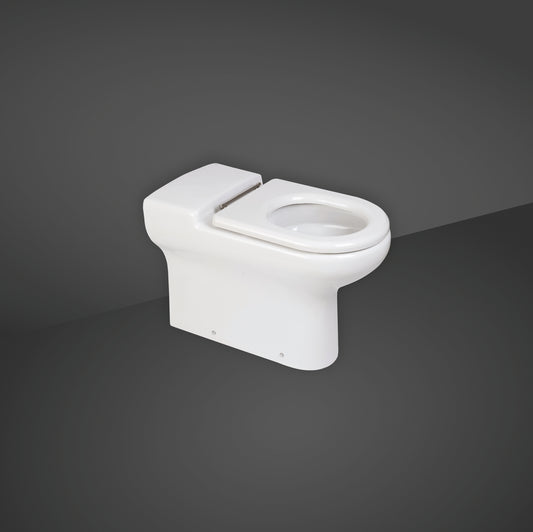 RAK-Compact Special Needs Extended Rimless Back to Wall WC Pan 75cm