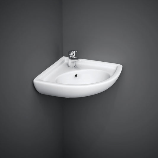 RAK Compact Corner Cloakroom Basin 440mm