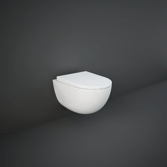 RAK-Des Rimless Wall Hung Pan 52cm