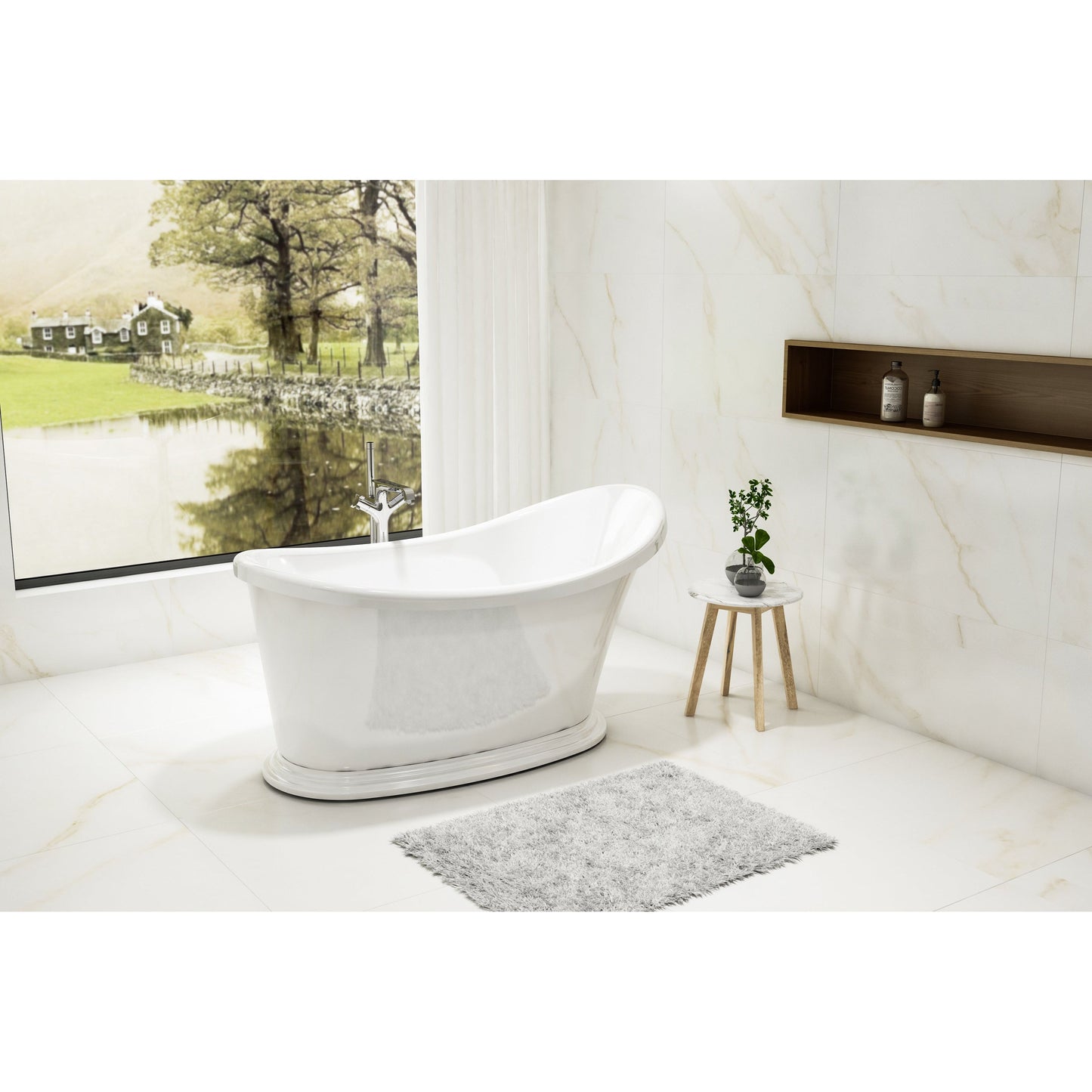 Charlotte Edwards Ersa Freestanding Roll Top Bath 1350X750X715mm