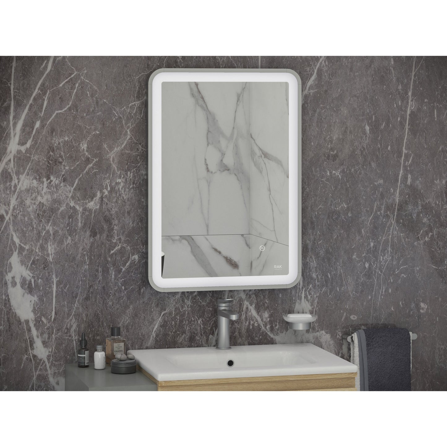 RAK-Art Soft LED Illuminated Mirror Chrome