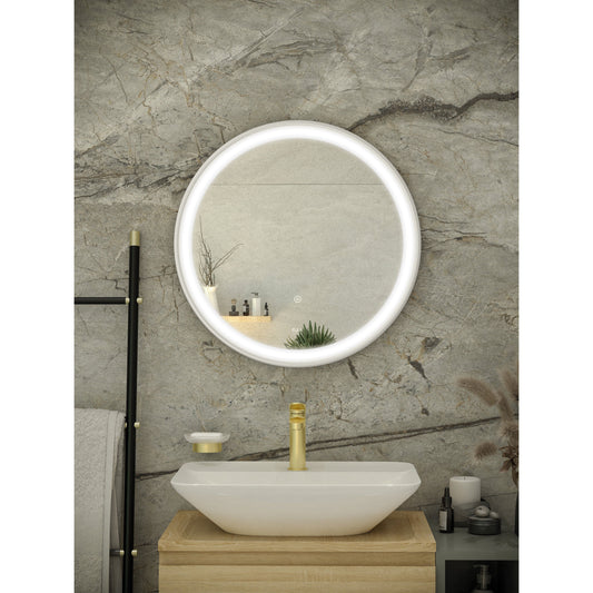 RAK-Picture Round LED Illuminated Mirror Chrome