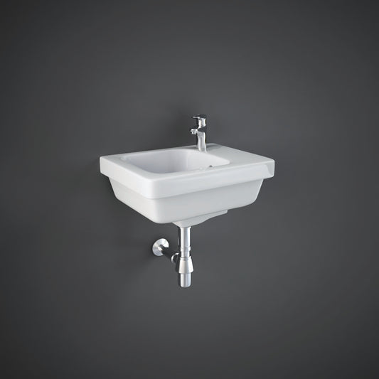 RAK-Resort 36cm Slimline Basin 1 Tap Hole Right Hand