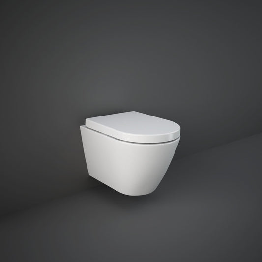 RAK-Resort Rimless Wall Hung Toilet Pan  With Hidden Fixations