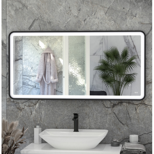 RAK-Picture Soft  LED Mirror Black