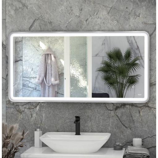 RAK-Picture Soft Silver LED Mirror Chrome