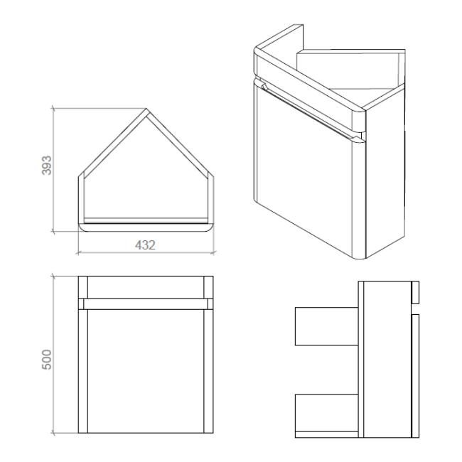 RAK-Resort 450 Corner Basin Unit