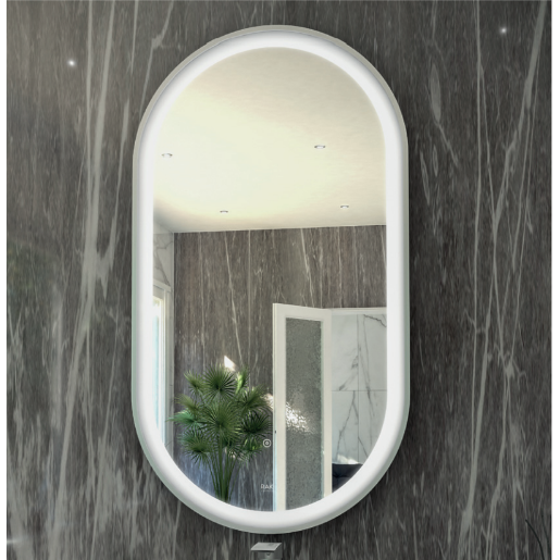 RAK-Art Oval LED Mirror Chrome