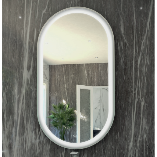 RAK-Art Oval LED Mirror Chrome