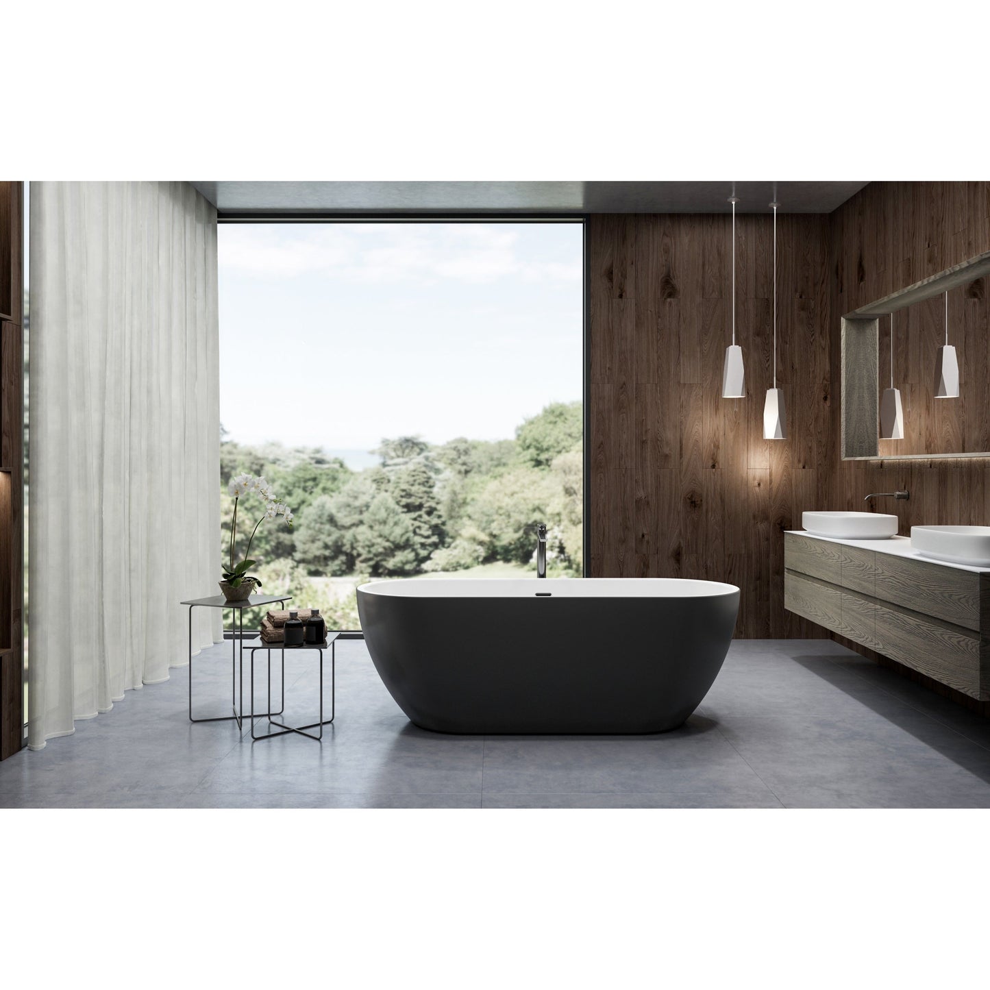 Charlotte Edwards Belgravia Acrylic Freestanding Bath, Double Ended Bathtub