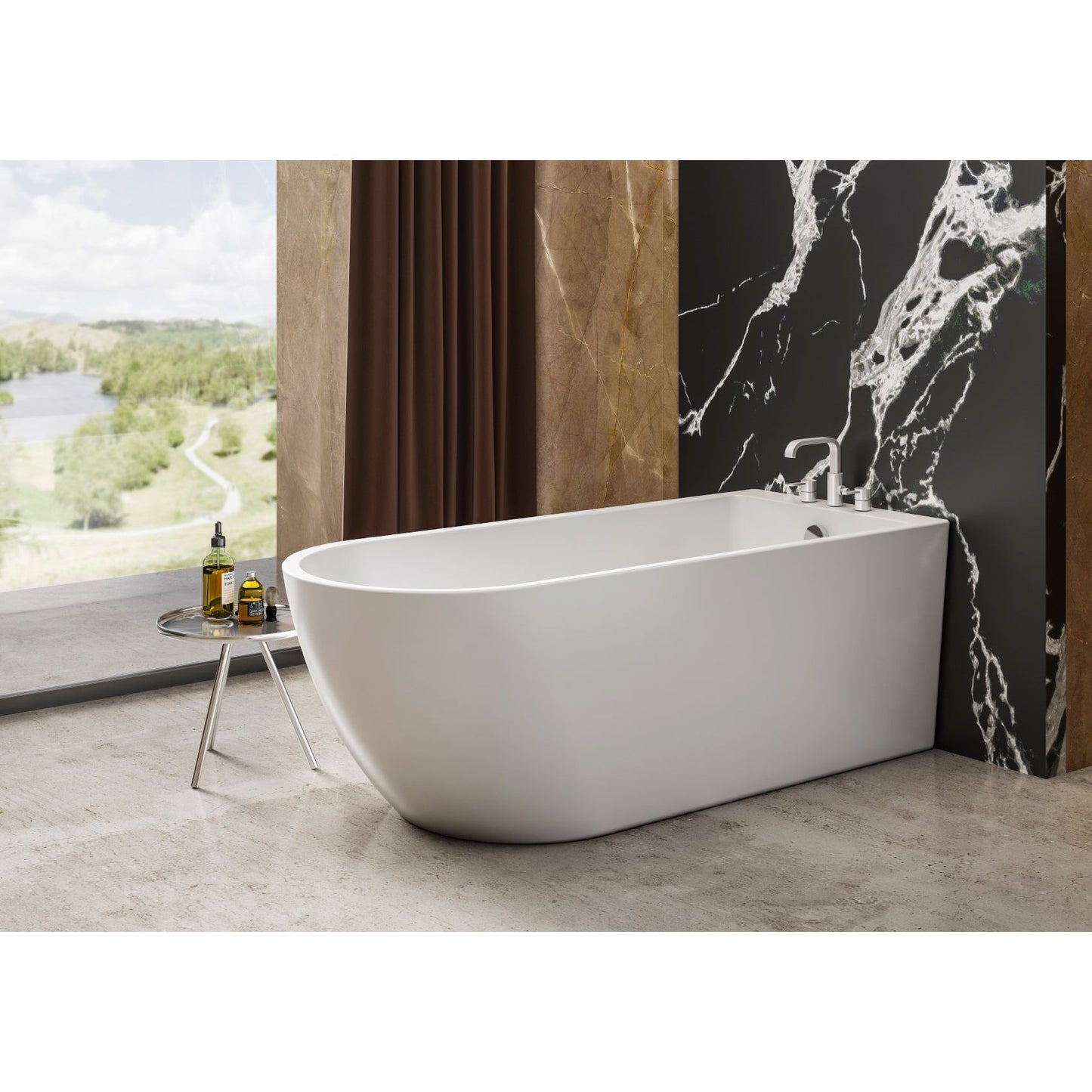 Charlotte Edwards Belgravia Single Ended Bath in Gloss White 1700X700X590mm