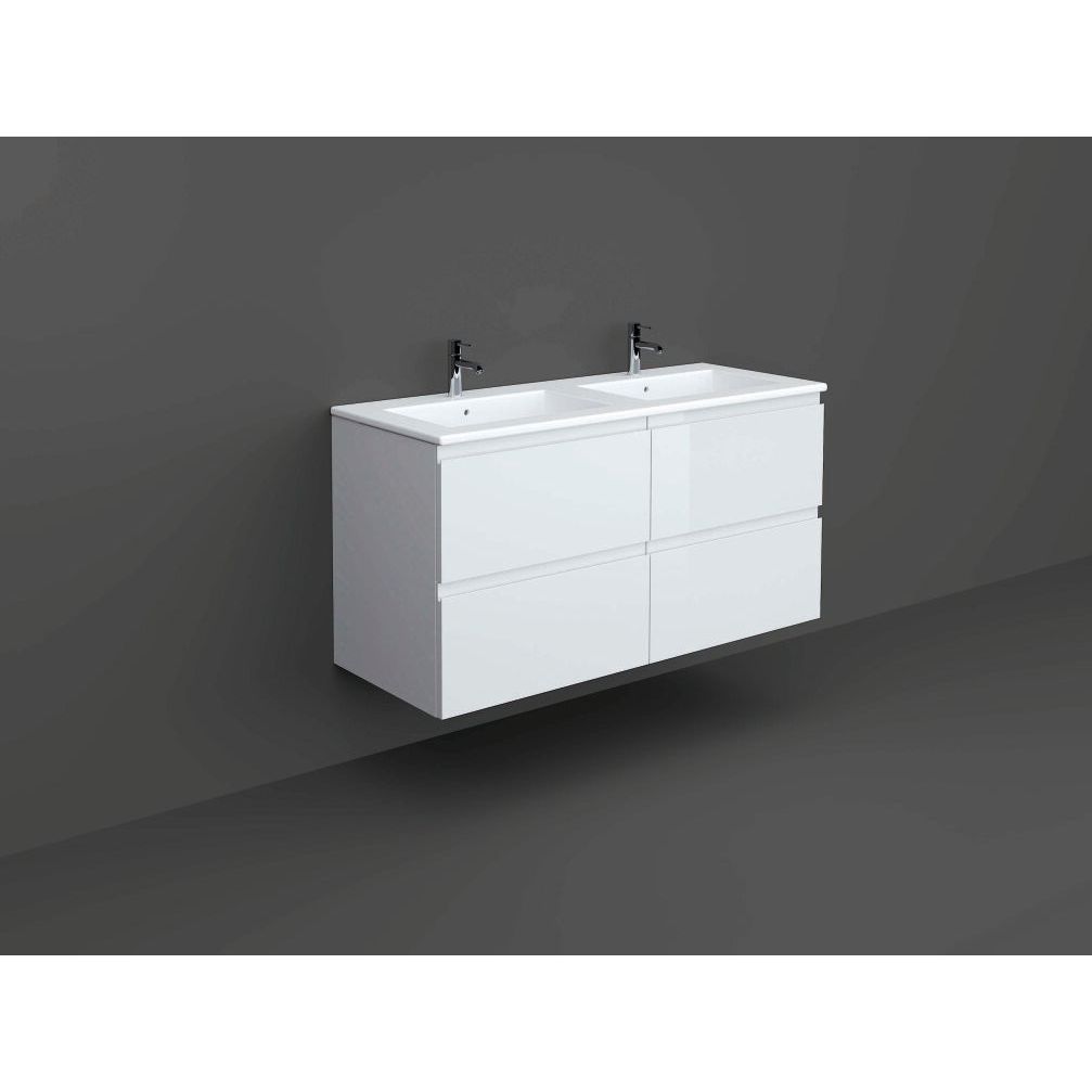 RAK-Joy Drop-in Washbasin 121x46cm (2 tap hole)