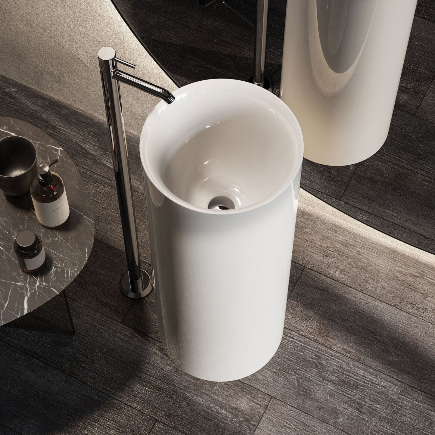 RAK-Petit Round Free Standing Washbasin