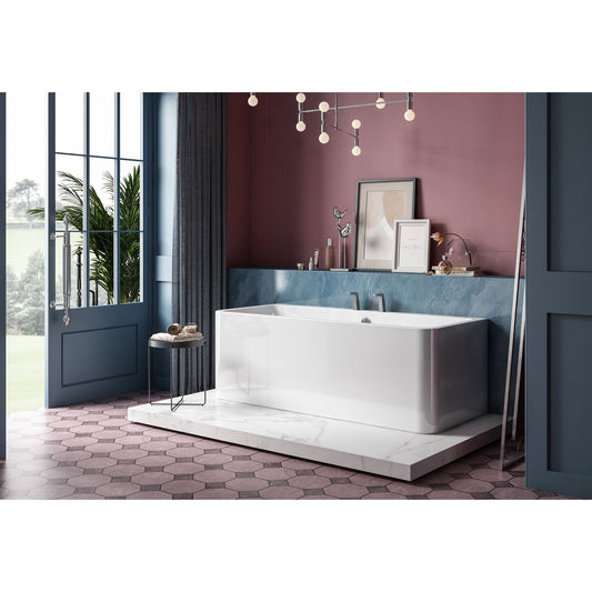 Charlotte Edwards Stratford 1720X740X600mm Freestanding Bath - Gloss White