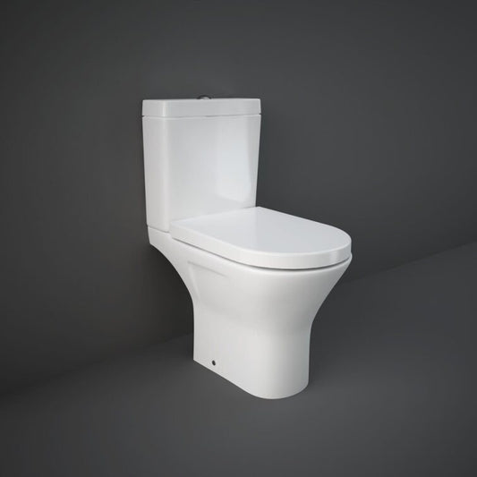 RAK-Resort Mini Close Coupled Full Access Open Back WC Pan